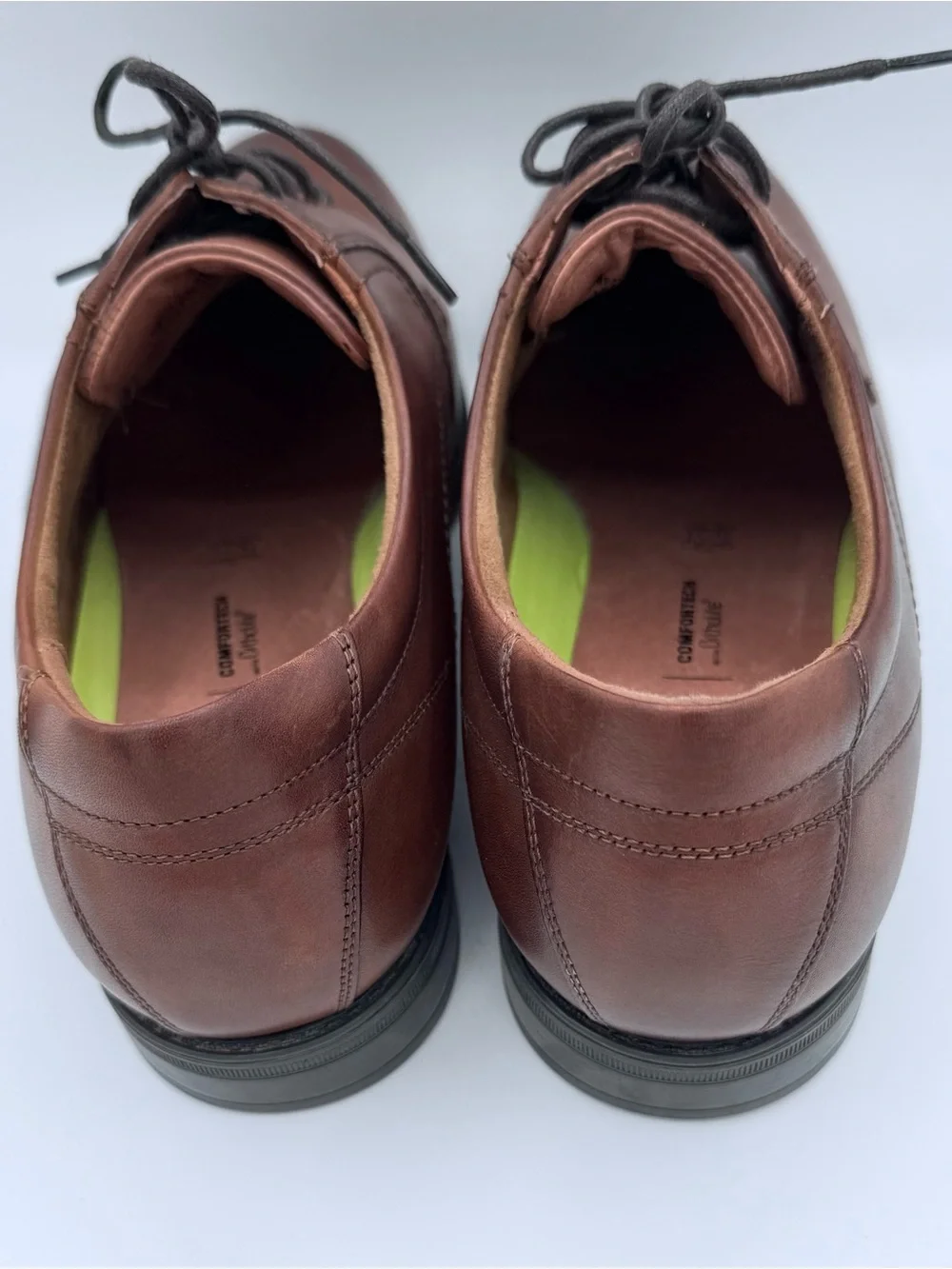 Florsheim Men Comfortech 13 EEE Plain Toe Oxford Cognac Leather Dress Shoes